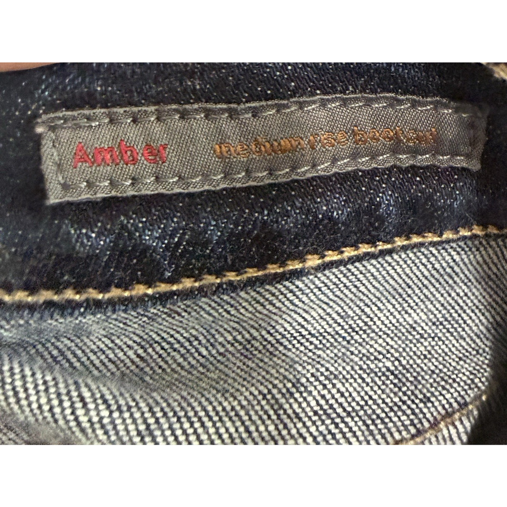 Citizen Of Humanity Amber Medium Rise Bootcut Women's Dark Blue Jeans 27x30 - Picture 7 of 14